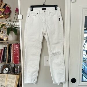 Silver jeans most wanted straight crop size 27 waist 27 length